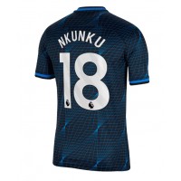 Koszulka piłkarska Chelsea Christopher Nkunku #18 Strój wyjazdowy 2023-24 tanio Krótki Rękaw